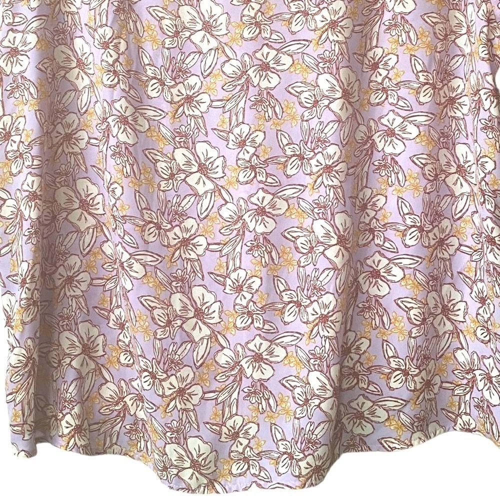 Halogen V Neck Floral Blouse - Picture 7 of 7